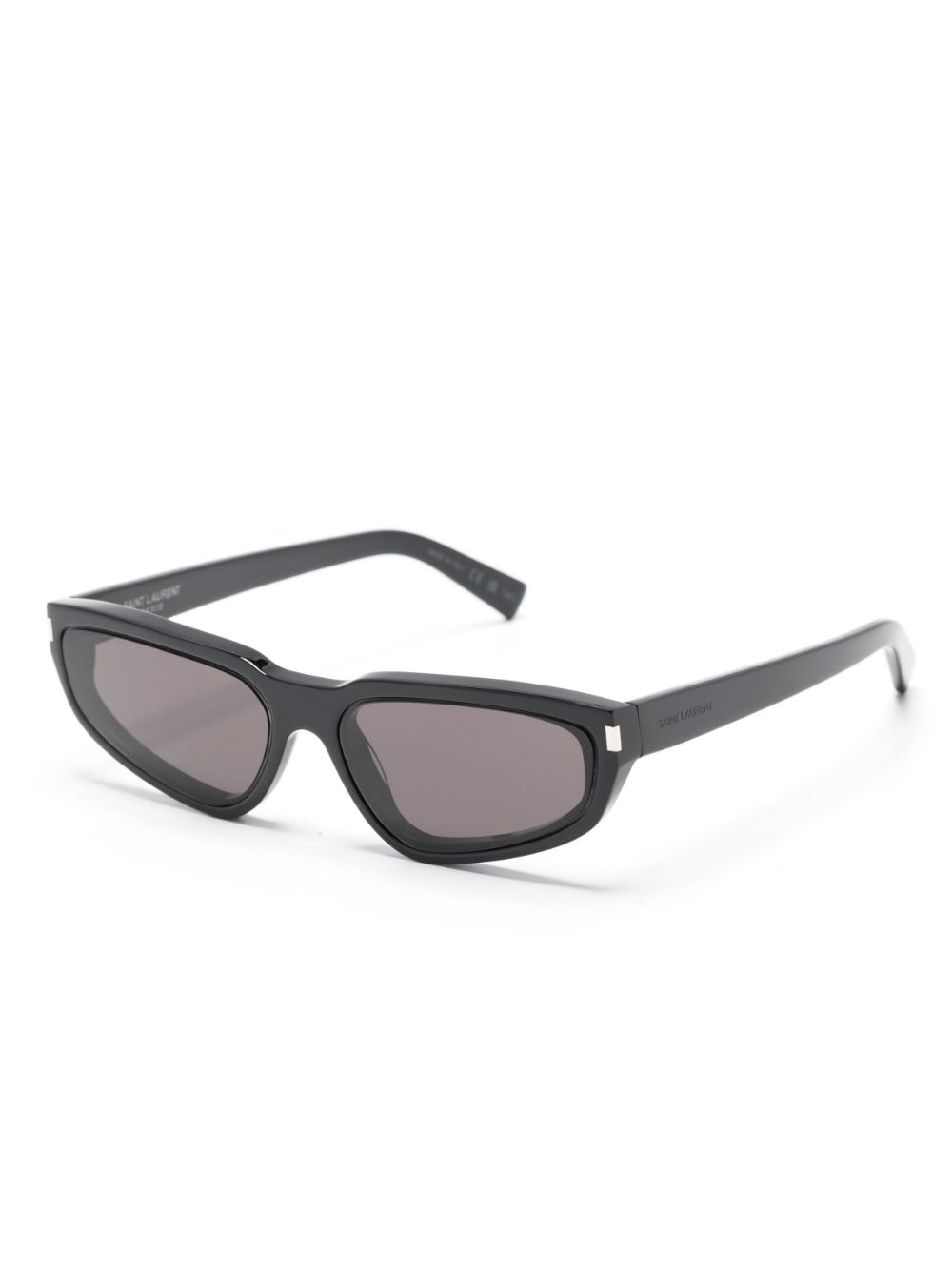 Saint Laurent Eyewear Nova oval-frame sunglasses - Zwart