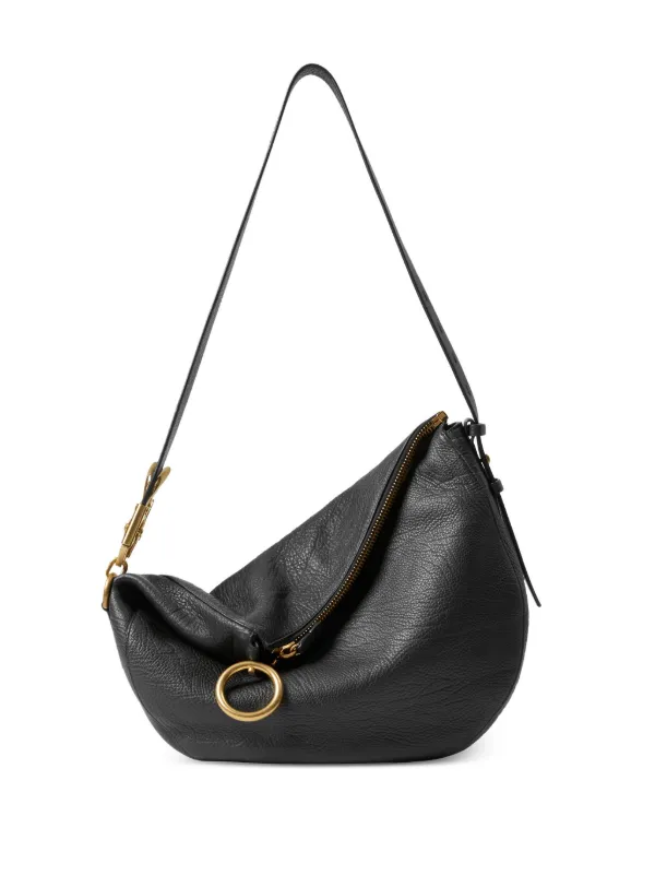 Black Burberry Leather Shoulder Bag