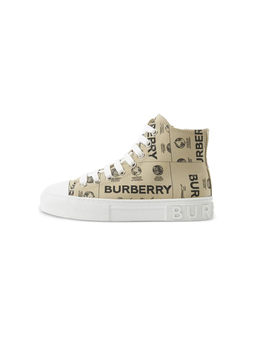 Burberry Kids ハイカット スニーカー - Farfetch