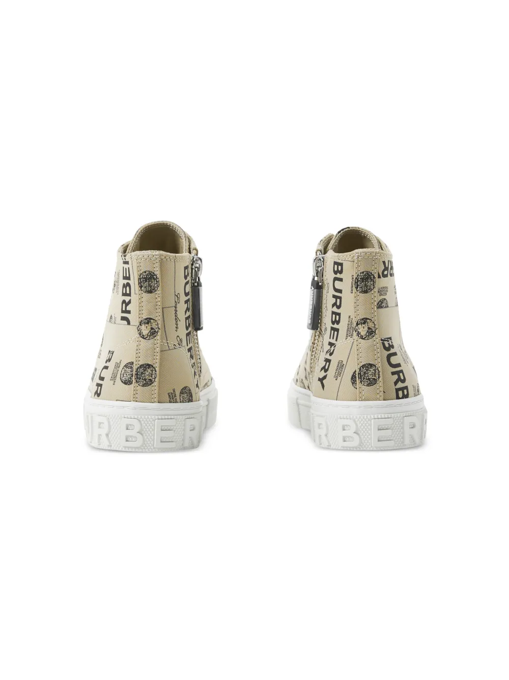 Burberry Kids ハイカット スニーカー - Farfetch