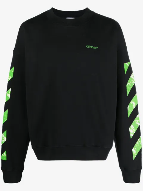 Off-White sudadera con motivo Diag Stripe