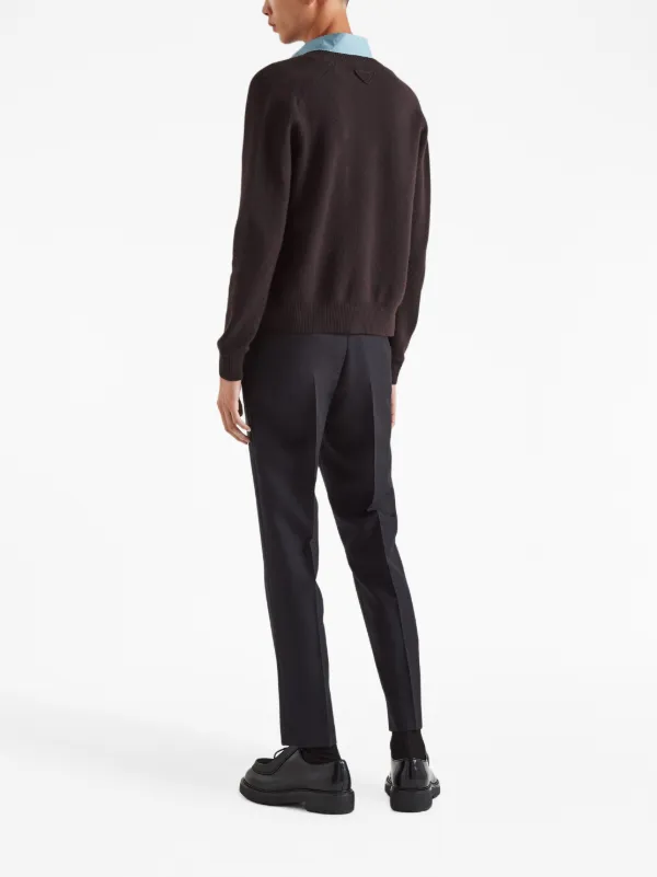 91155 ブラック＆ホワイト　セーター　ブラウン　M 91155 ブラック＆ホワイト セーター ブラウン M 91155 ブラック