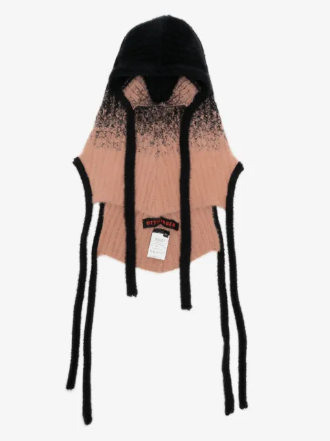 Ottolinger self-tie ribbed-knit balaclava