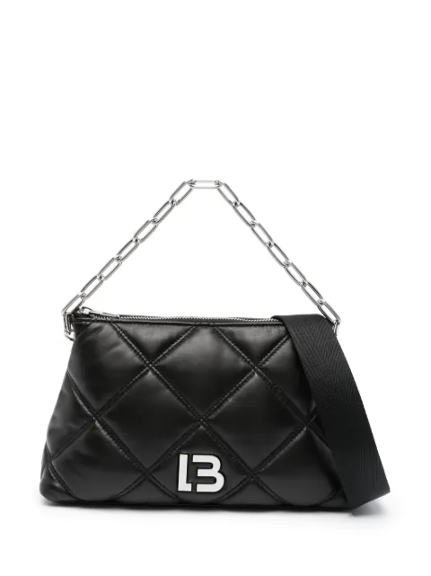 Bimba y Lola tote trapezoidal con diseño capitonado mediana