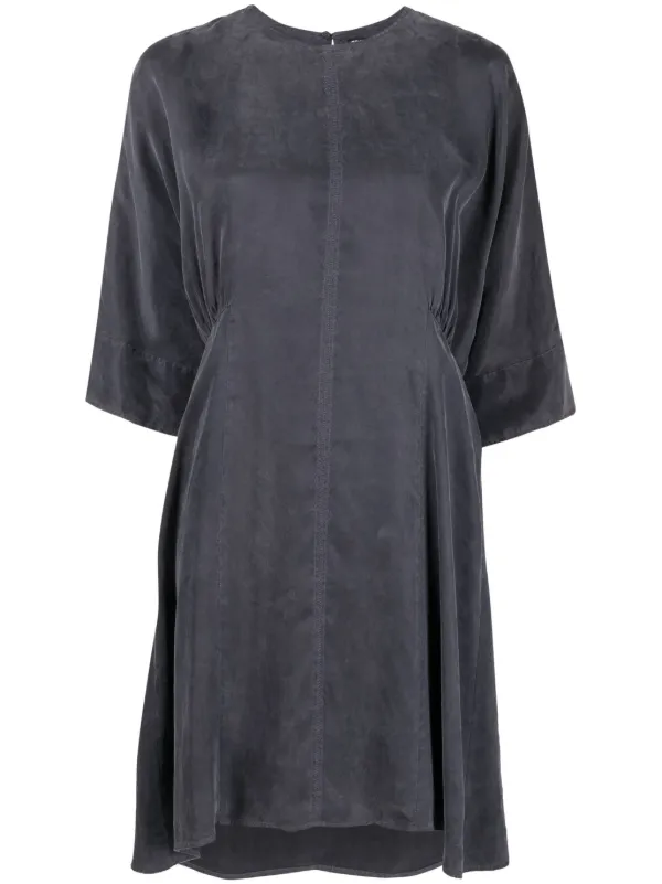 Vestido corto sales con acid wash