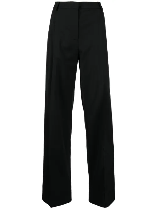 Pantalon ample à design plissé - Materiel - Modalova