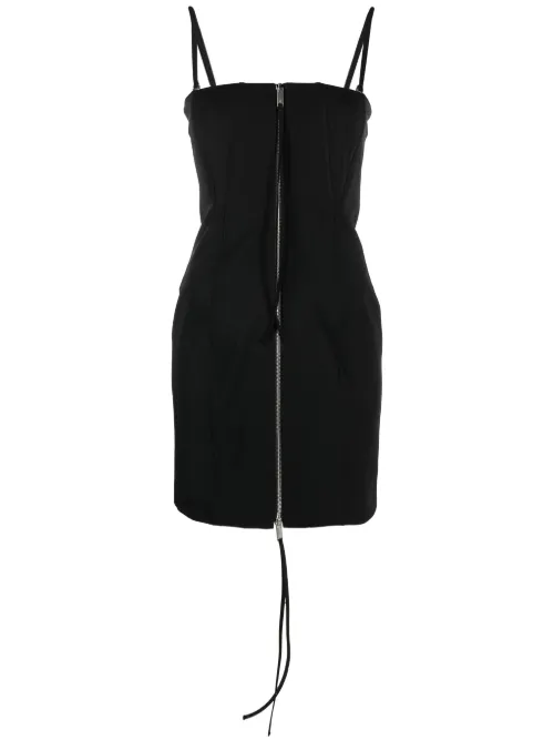 Robe courte zippée à design sans manches - Blumarine - Modalova