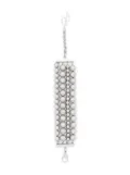Blumarine bead-embellished polished-finish bracelet - Silver