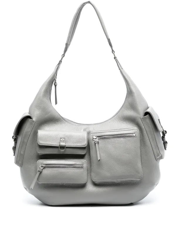 Grey hobo crossbody bag online