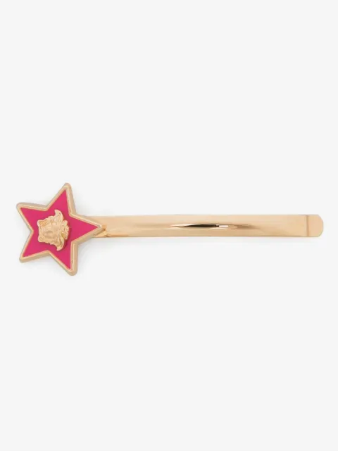 Versace Kids Medusa-Head star plaque hair clip