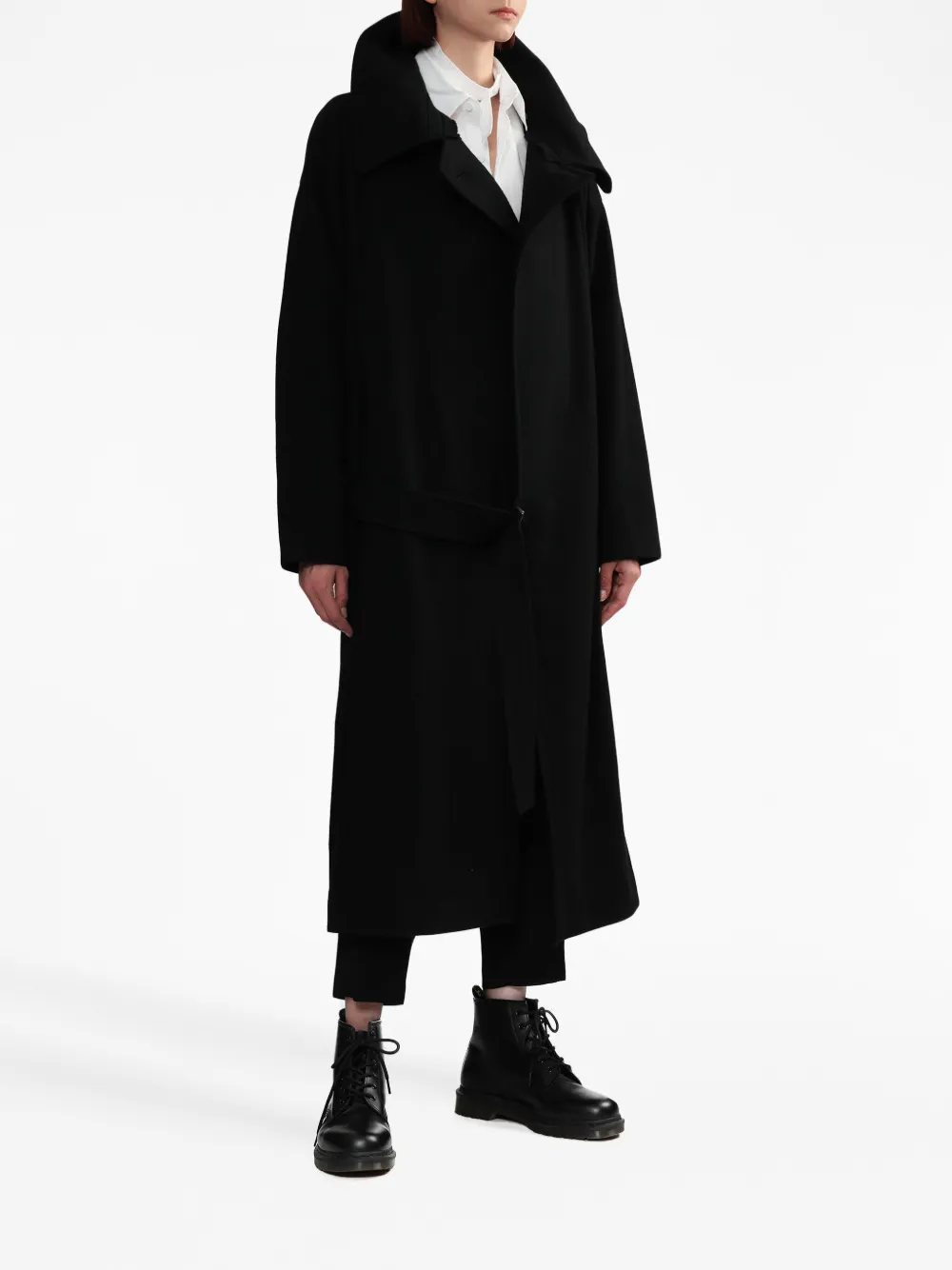 Y's long-sleeved cotton shirt - Wit