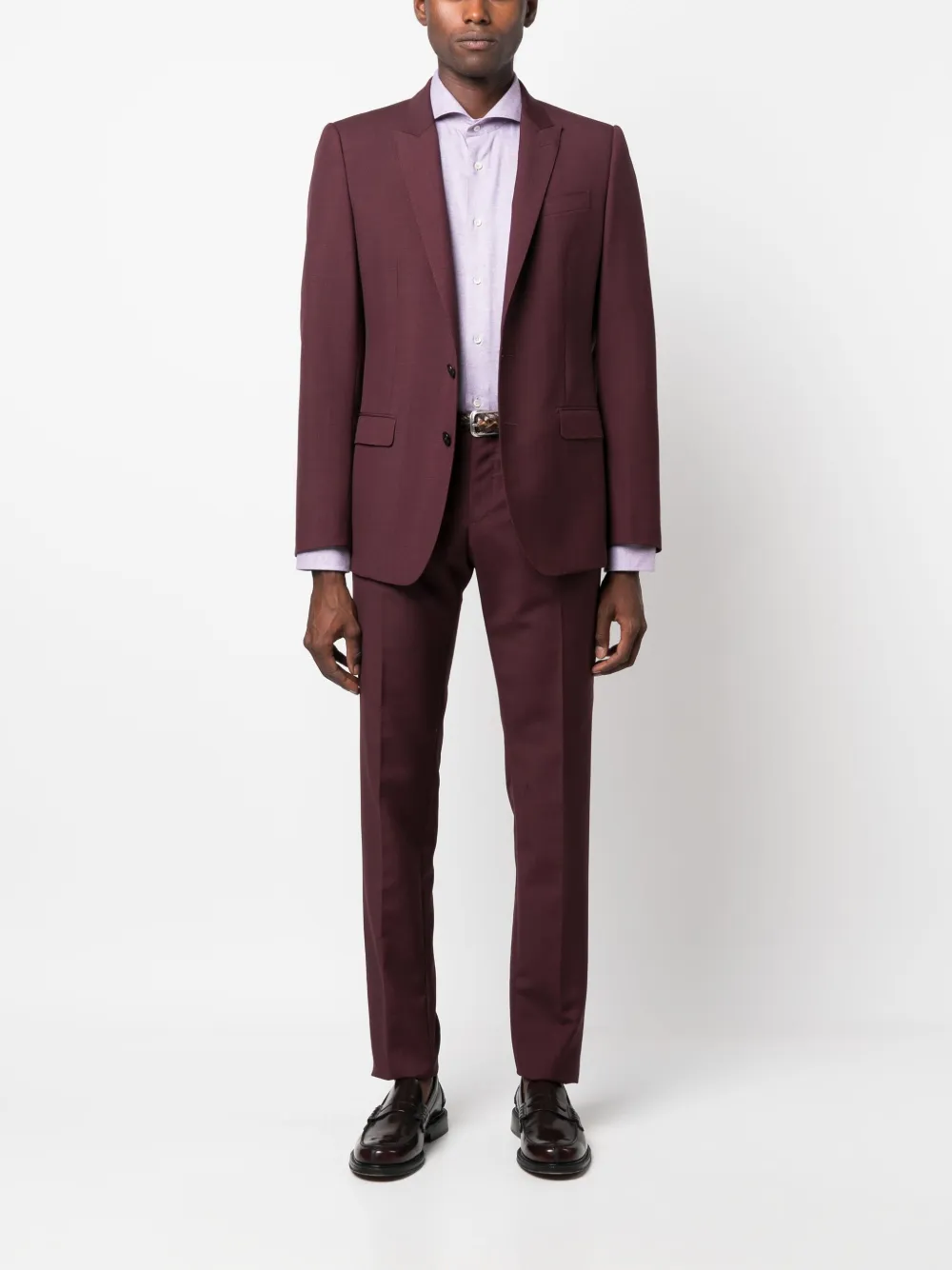 Canali Overhemd met microstippen - Blauw