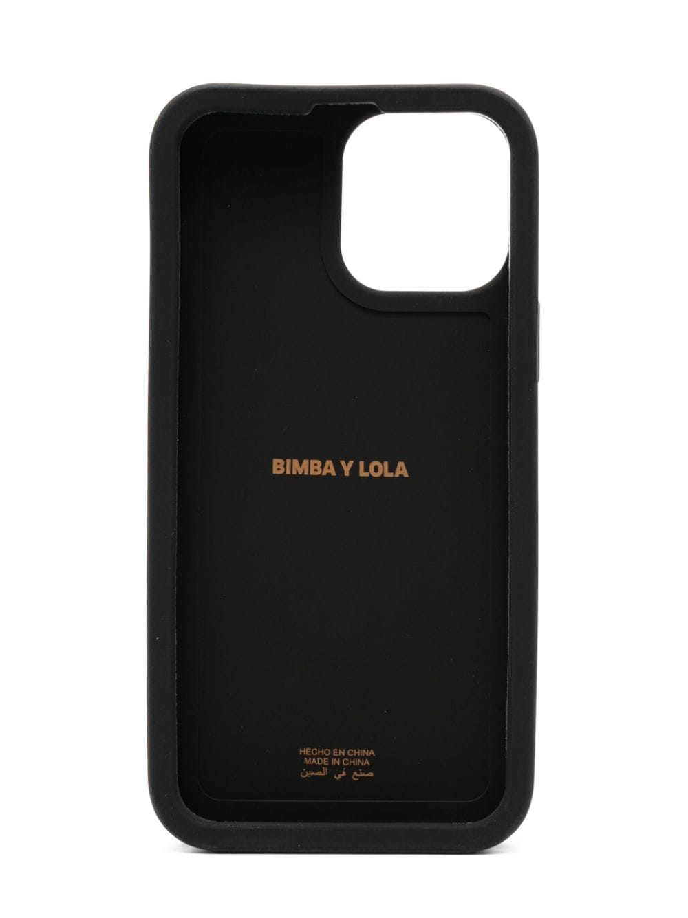 Bimba y Lola iPhone 13 Pro Max hoesje met logo-reliëf - Zwart