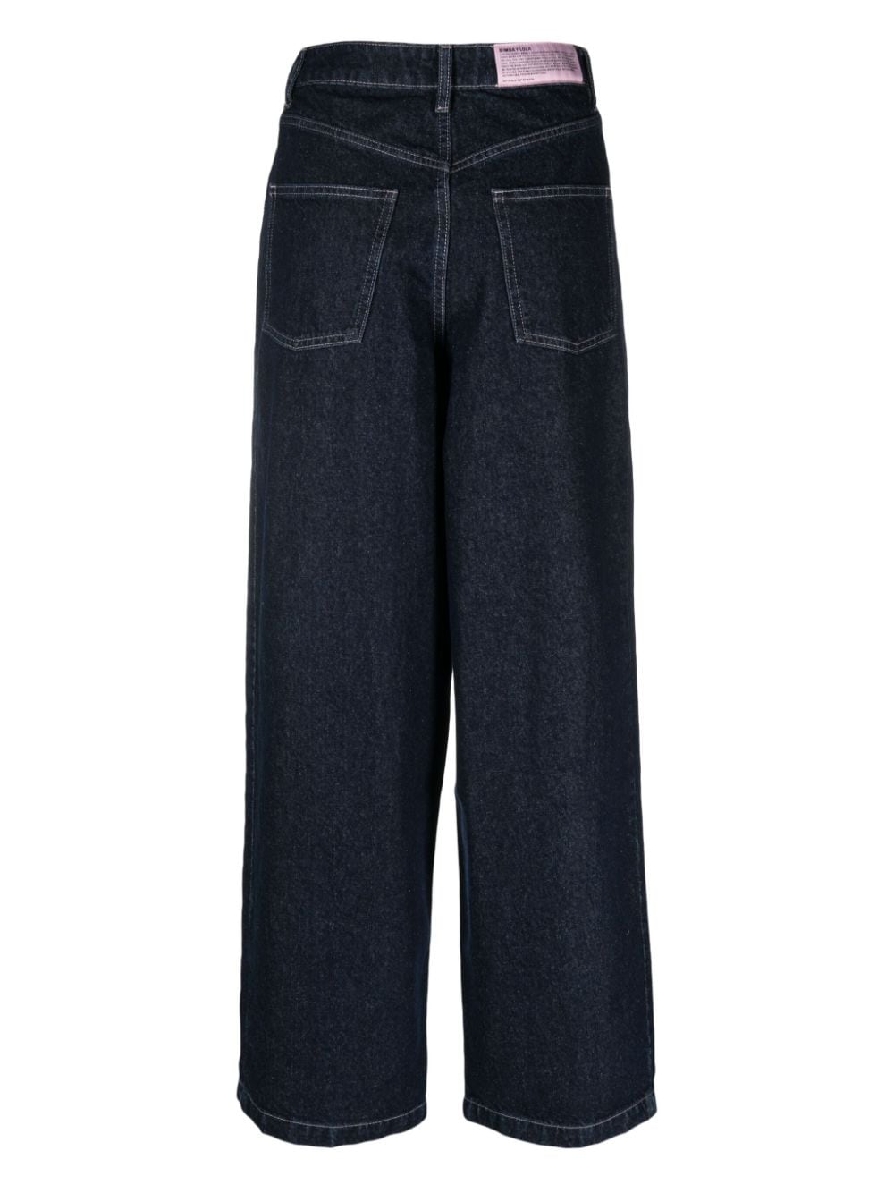 Shop Bimba Y Lola High-waist Wide-leg Jeans In Blue
