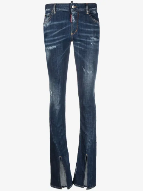 DSQUARED2 low-rise bootcut jeans