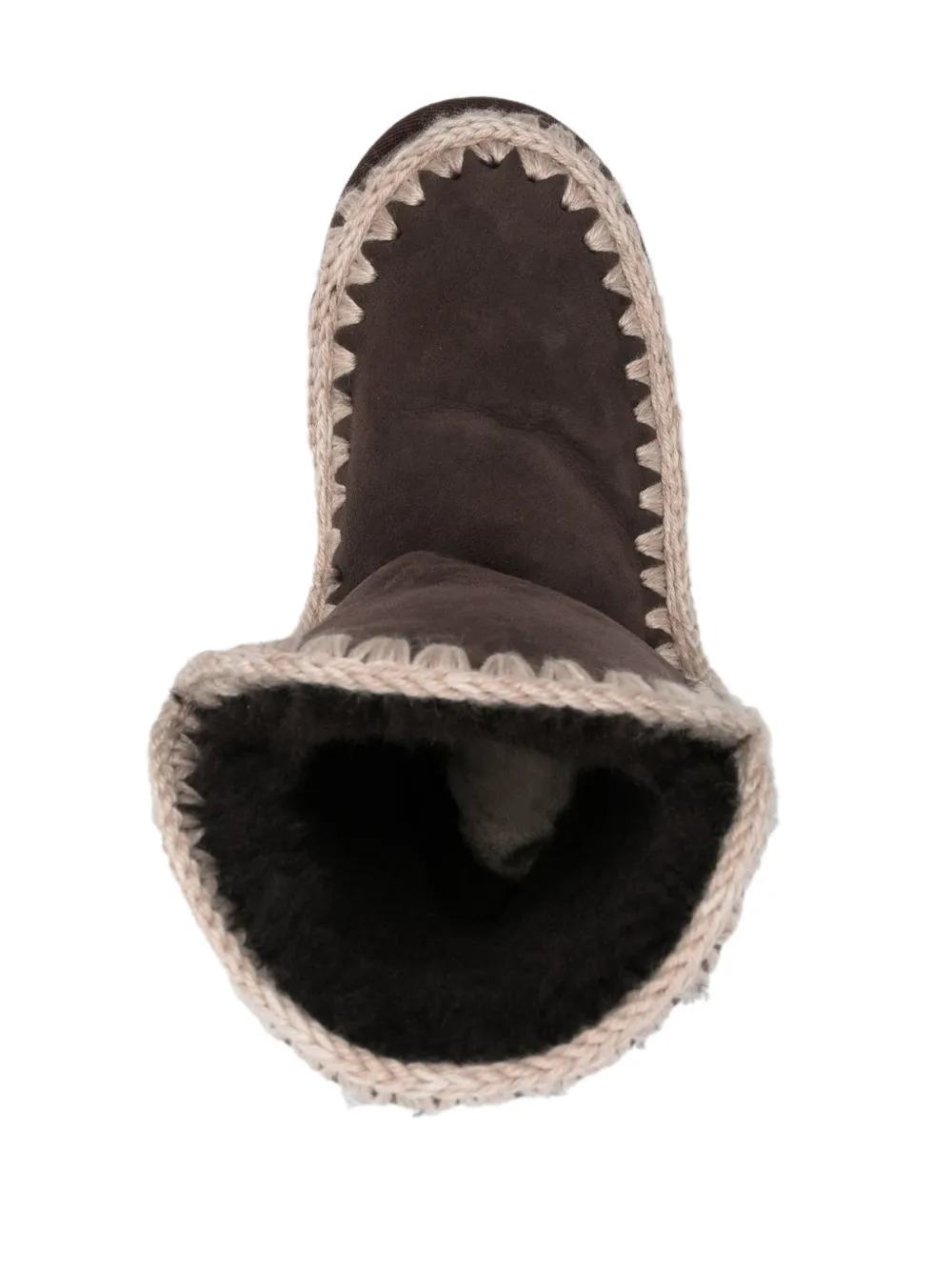 Mou Laarzen met logopatch Bruin