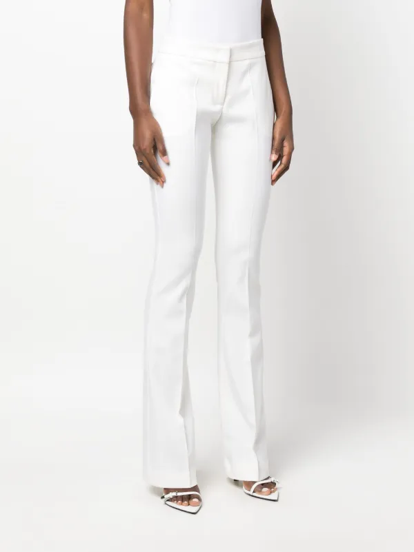 【関税込み】Blumarine ホワイト フレアパンツ Blumarine フレアパンツ | ホワイト | FARFETCH JP