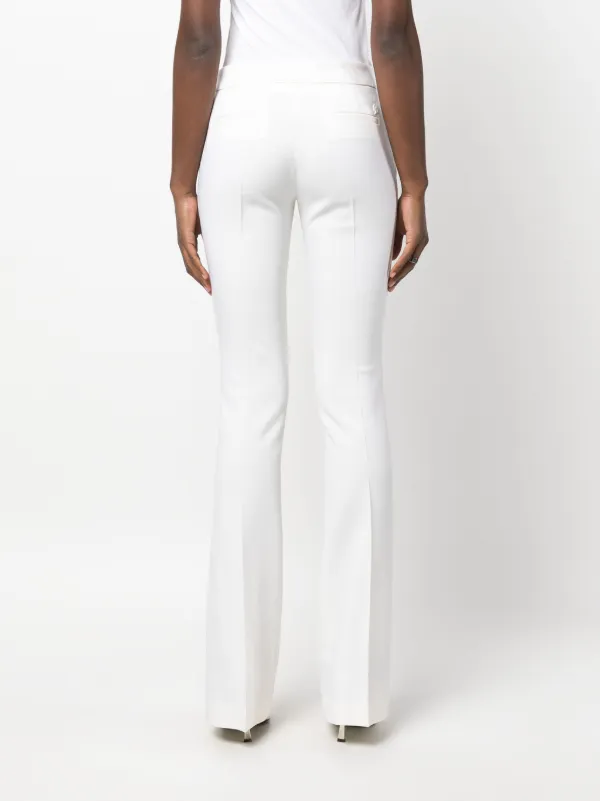 【関税込み】Blumarine ホワイト フレアパンツ Blumarine フレアパンツ | ホワイト | FARFETCH JP