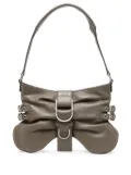 Blumarine butterfly-shape leather shoulder bag - Green