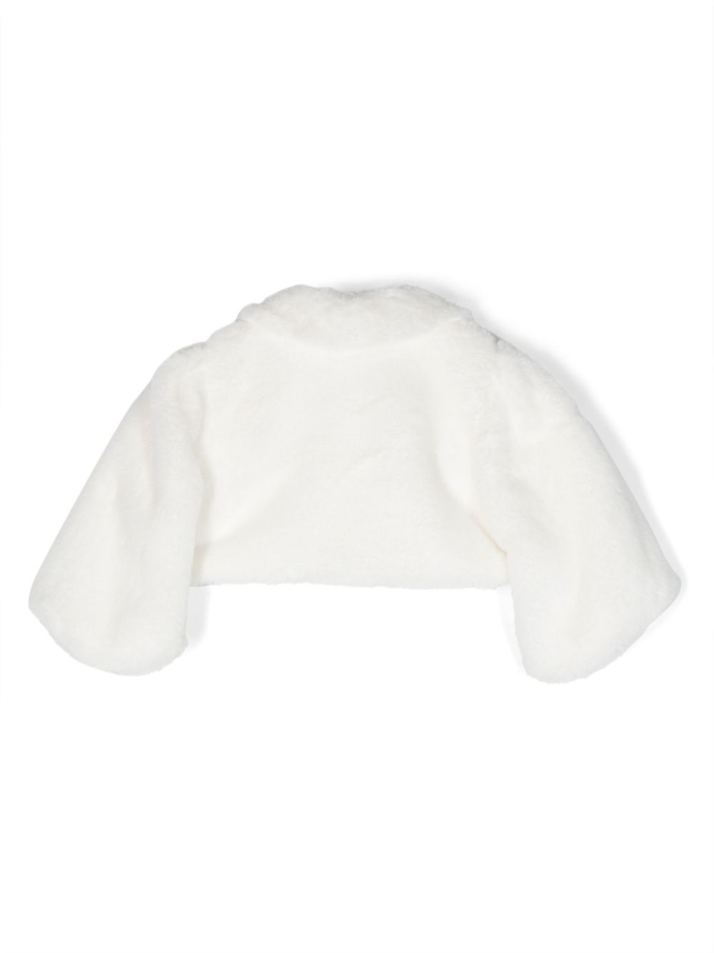 Colorichiari textured cropped jacket - White