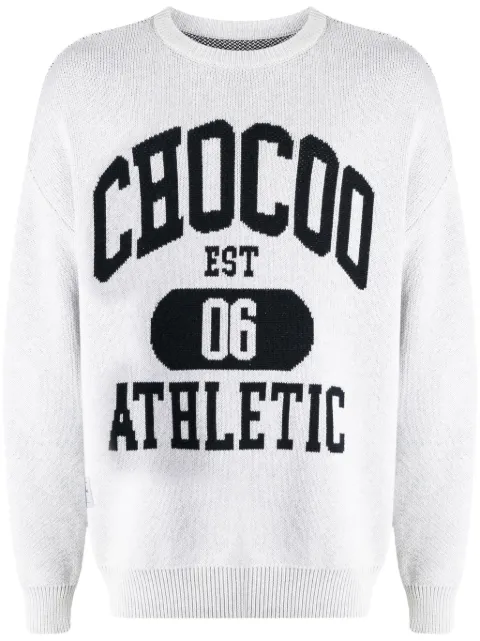 CHOCOOLATE suéter con logo en intarsia
