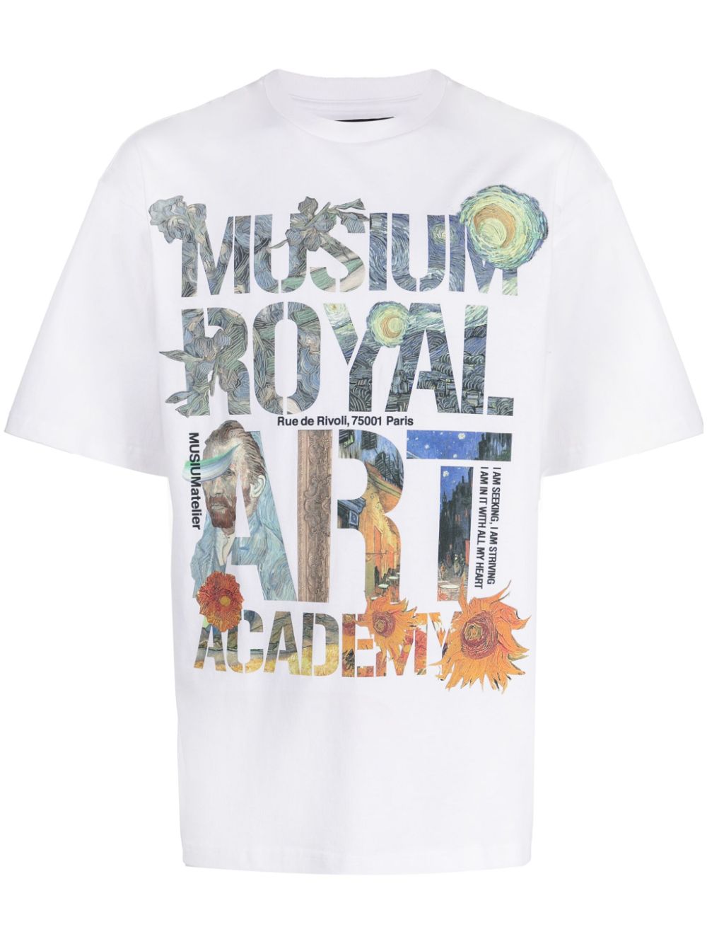 Musium Div. logo-print short-sleeve T-shirt - White