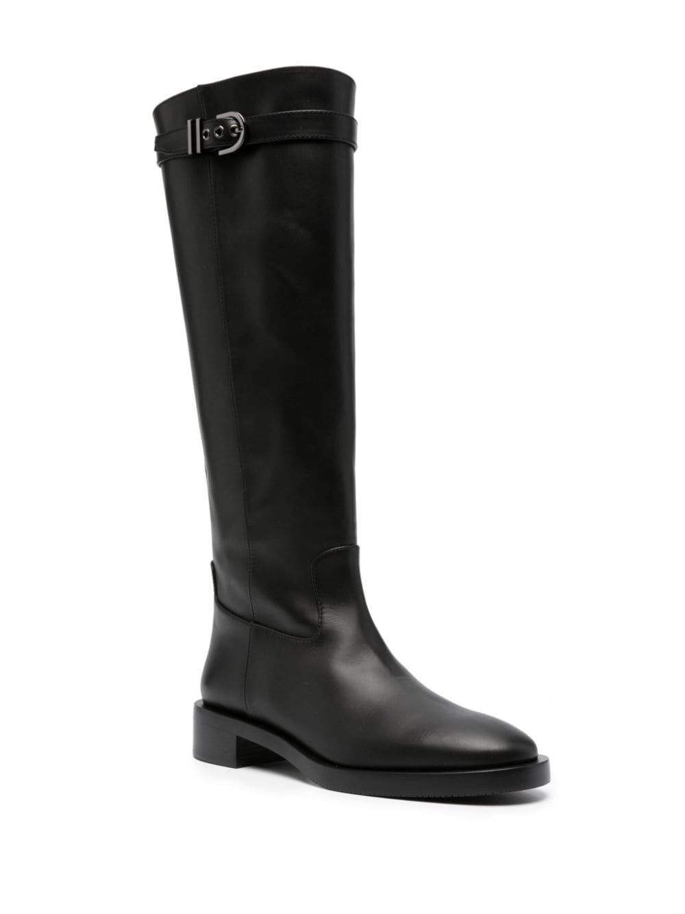 Shop Stuart Weitzman Maverick 45mm Knee-length Boots In Black