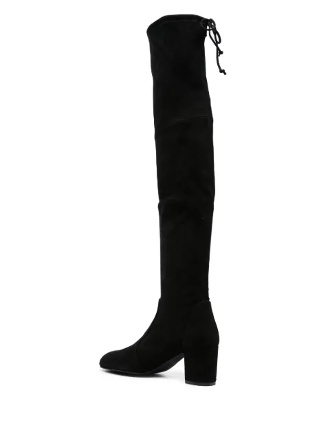 Stuart Weitzman Yulianaland 60mm tie-fastening suede boots YULIANALANDBOOTSG156SUS - 2