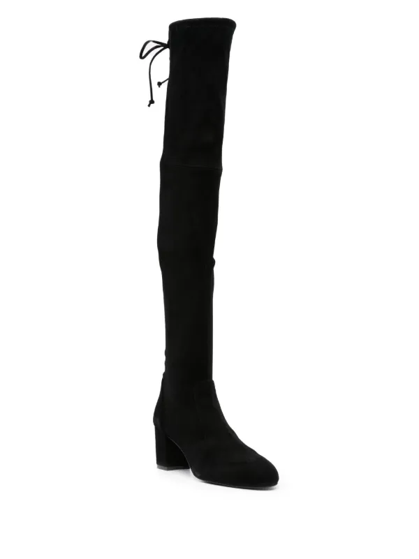 Stuart weitzman black new arrivals suede boots