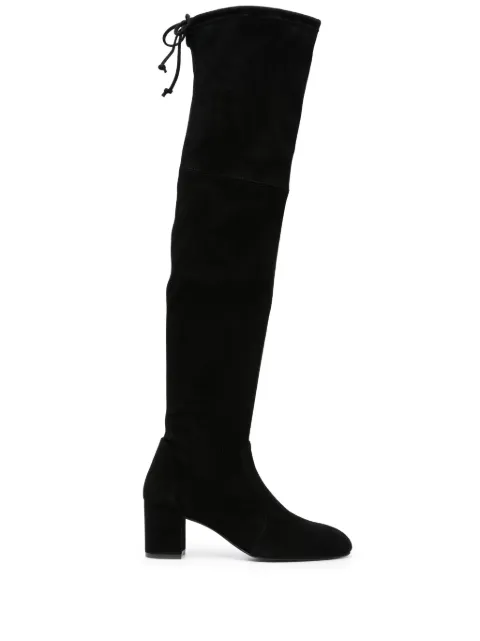 Stuart Weitzman Yulianaland 60mm tie-fastening suede boots