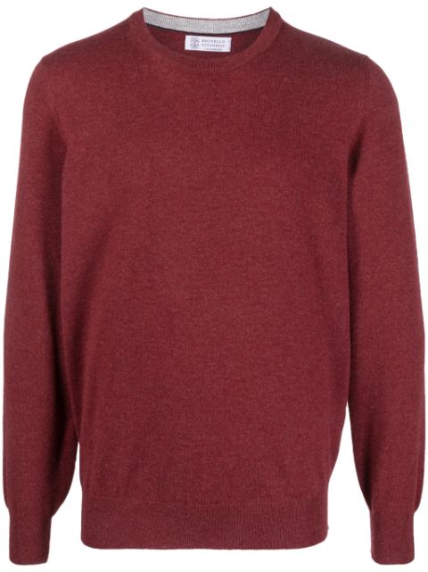 Brunello Cucinelli crew-neck cashmere jumper Men