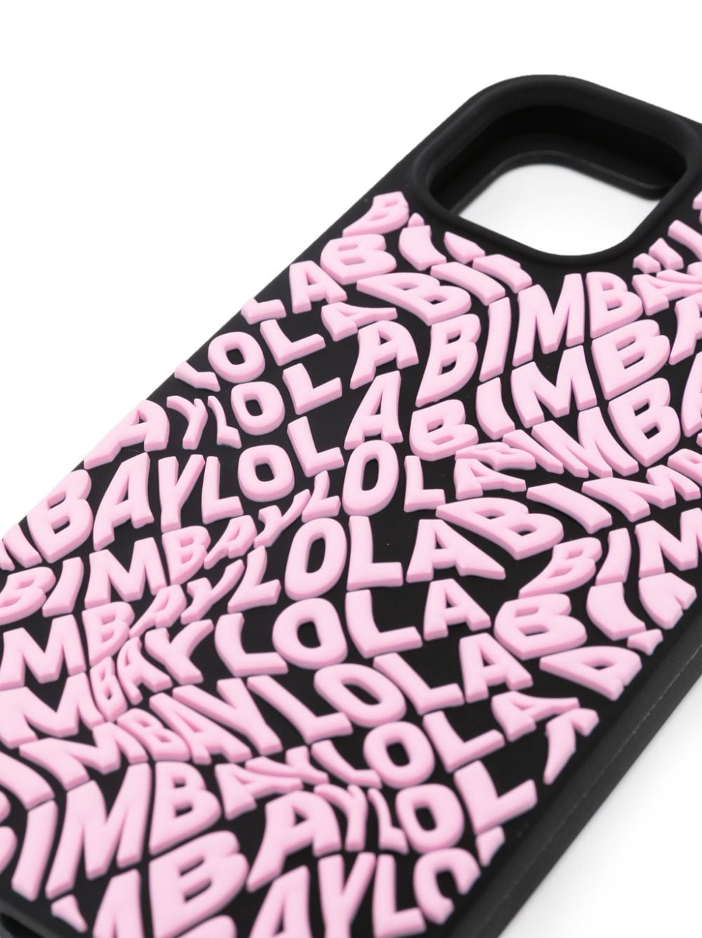 Shop Bimba Y Lola Logo-embossed Iphone 14 Case In Black