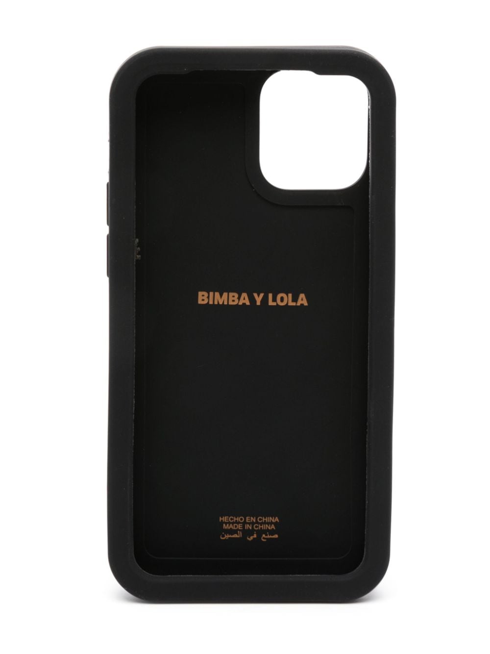 Bimba y Lola iPhone 12/12 Pro hoesje met logoprint - Zwart