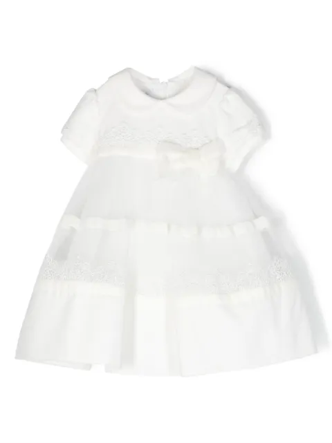 Colorichiari floral-lace detail dress