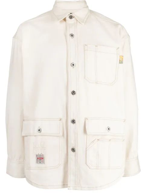 Musium Div. long-sleeve button-fastening shirt