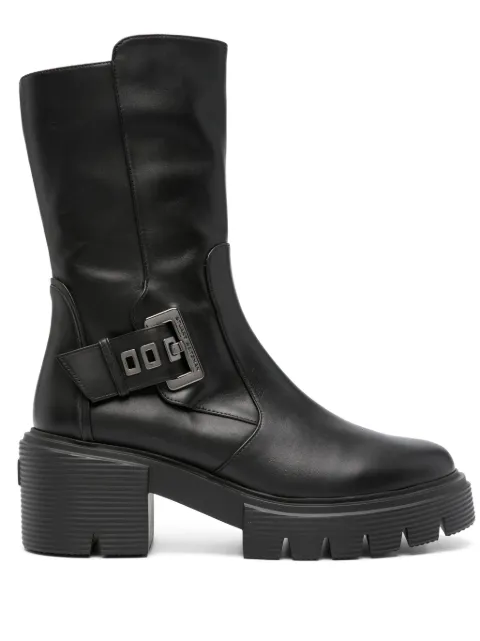 Stuart Weitzman Soho Gia 75mm leather boots