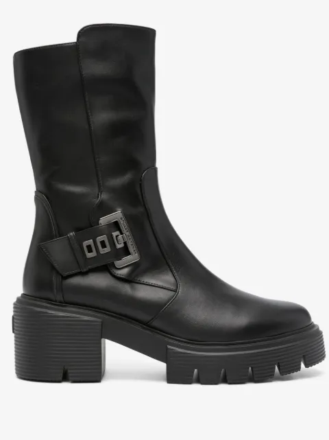 Stuart Weitzman Soho Gia 75mm leather boots