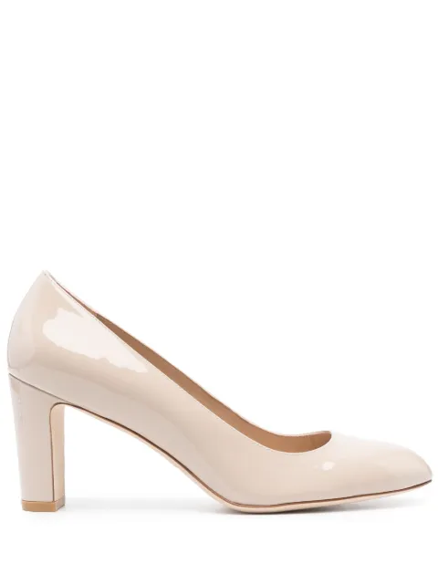 Stuart Weitzman Vida 75mm patent leather pumps