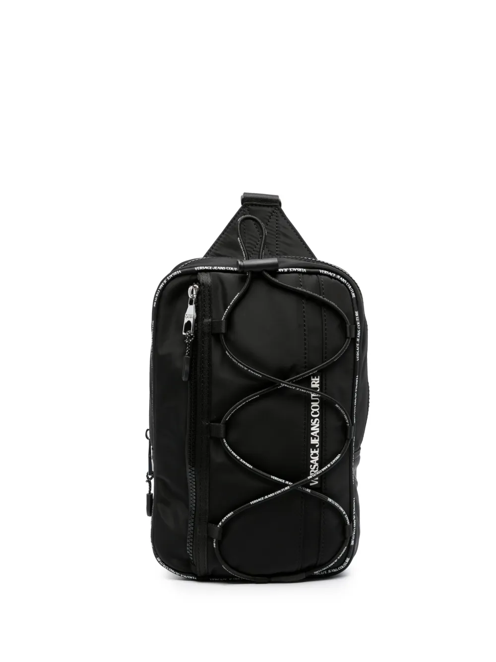 Versace Jeans Couture logo-print shoulder bag | Black | Image 1