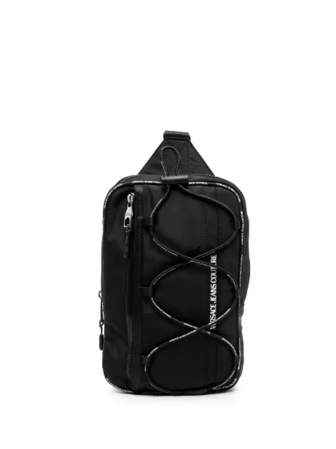 Versace Jeans Couture logo-print shoulder bag