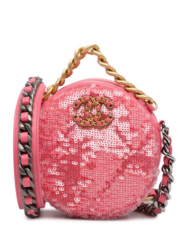 Chanel Gabrielle 20 Hobo Bag Pink Lambskin Mixed Metal Hardware