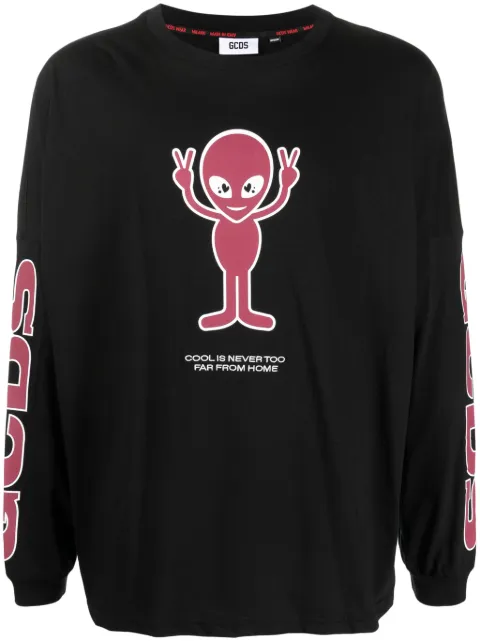 GCDS logo-print cotton T-shirt