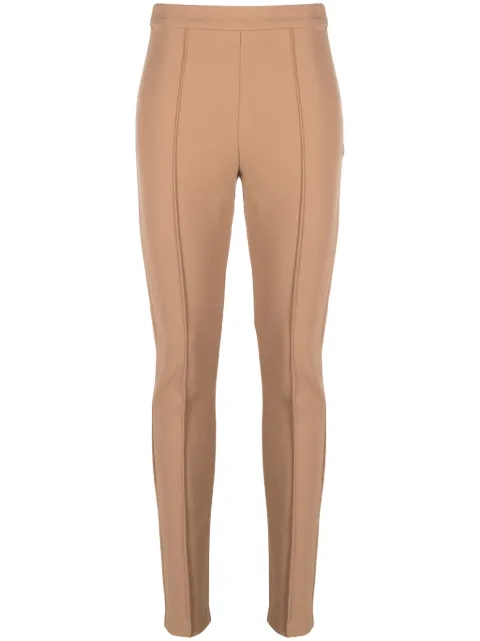 Max Mara legging taille haute à détails de coutures