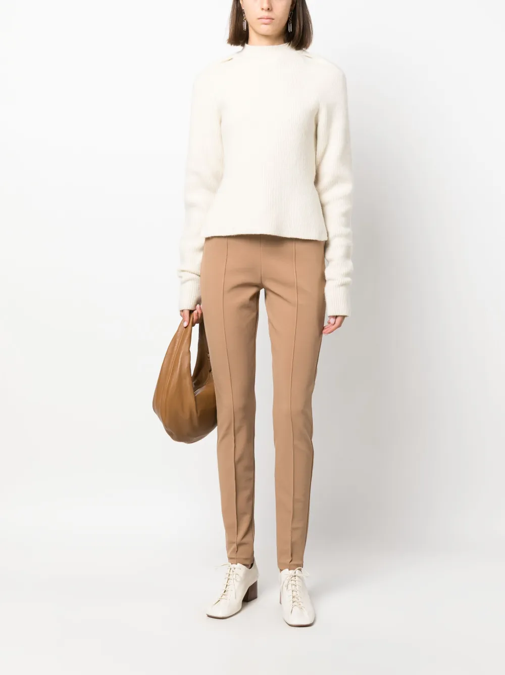 Max Mara High waist legging - Beige