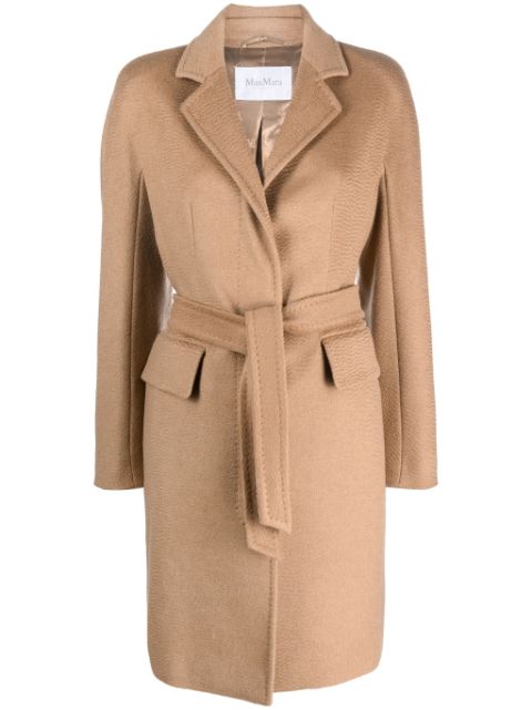 Max Mara Bingo camel-hair mid coat Women