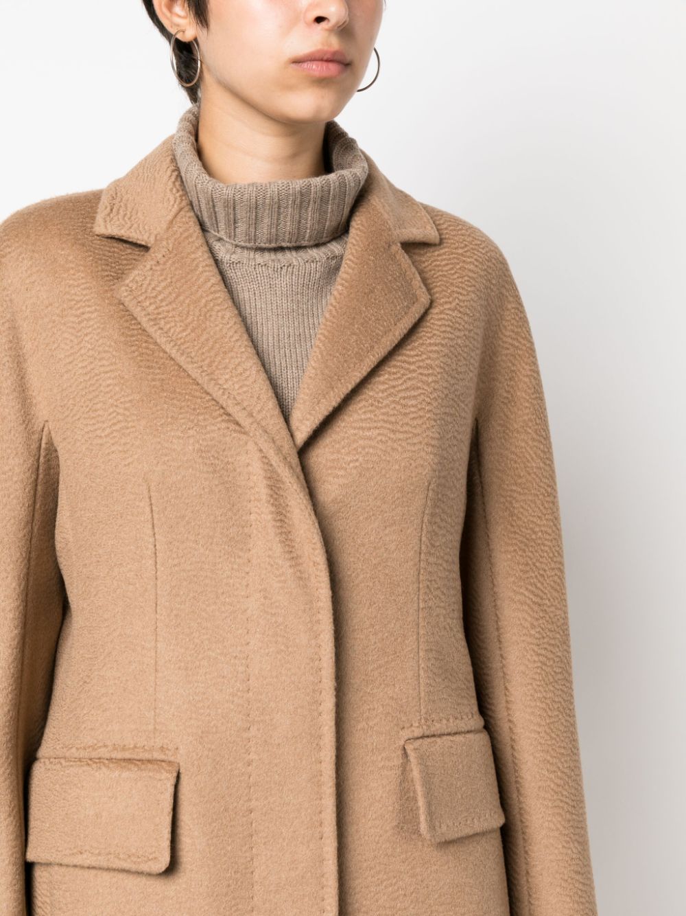 Max Mara Bingo camel-hair mid coat Women