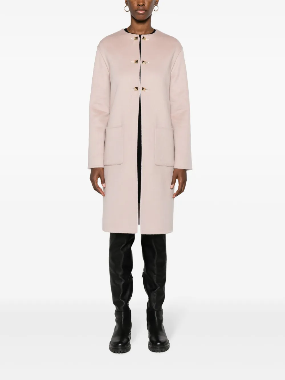 Valentino Garavani Brown Cashmere Foulard