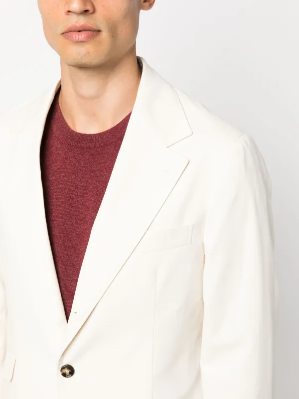 【関税＆送料込み】Brunello Cucinelli Cotton Single-Breaste BRUNELLO CUCINELLI | Single Breasted Linen Silk Wool Cotton