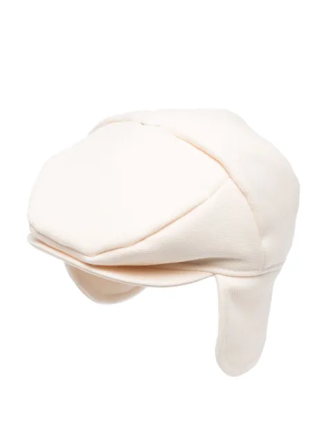 Colorichiari ear-flap flat-brim hat