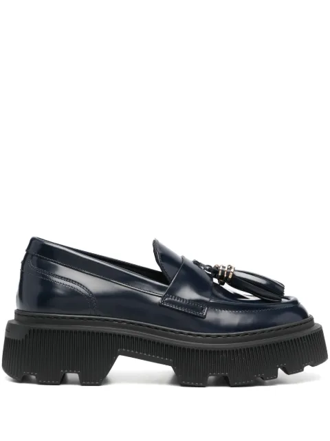 Santoni mocasines con borlas